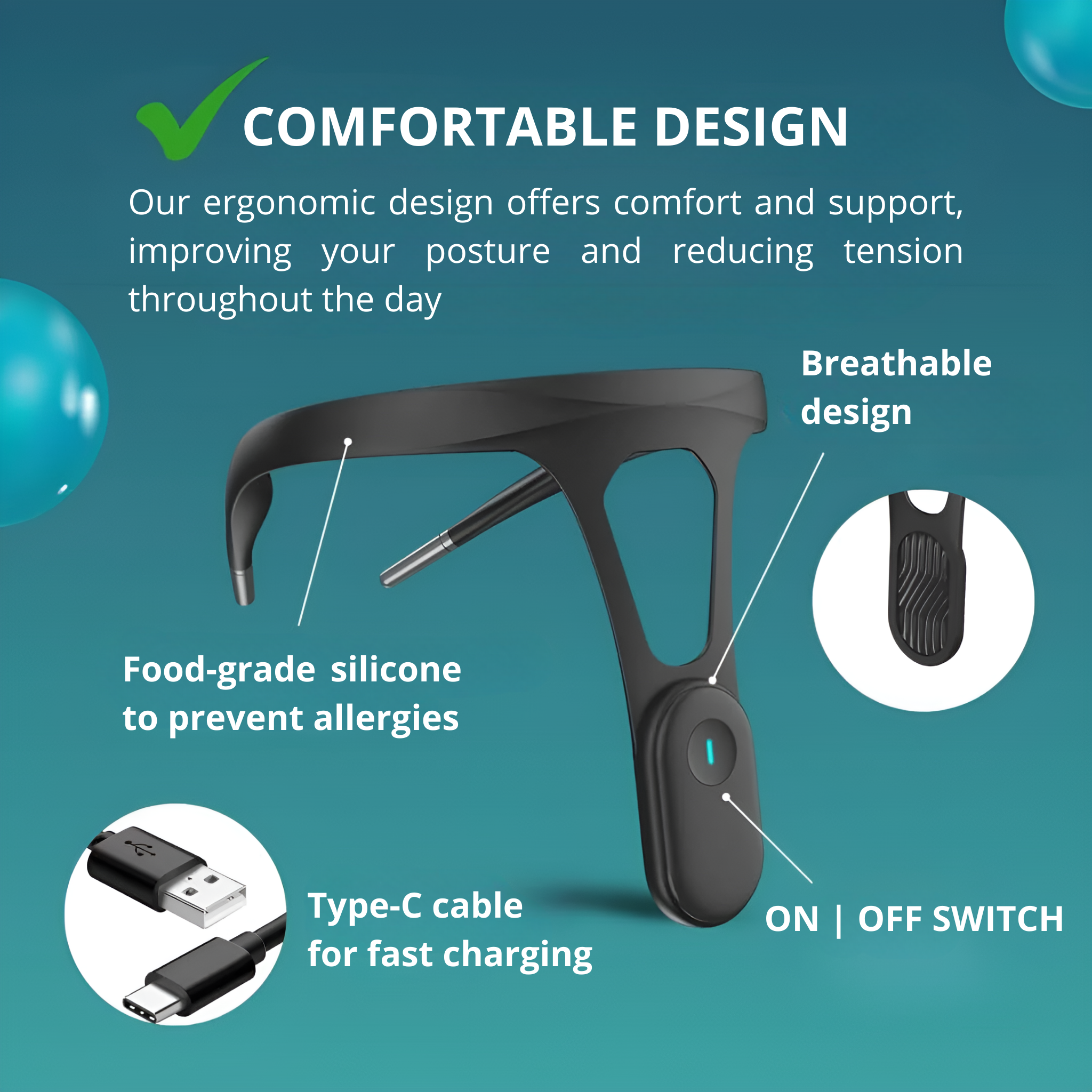 AlleviaPlus® Smart Posture Trainer